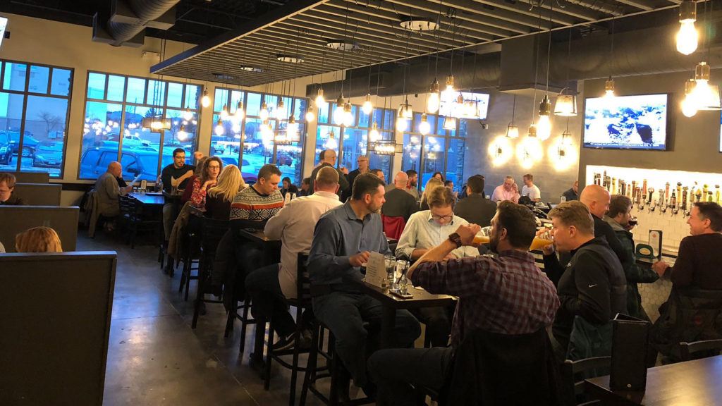 BeerStyles Taproom with diners