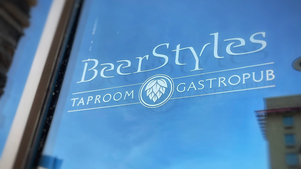 BeerStyles Taproom and Gastropub sign
